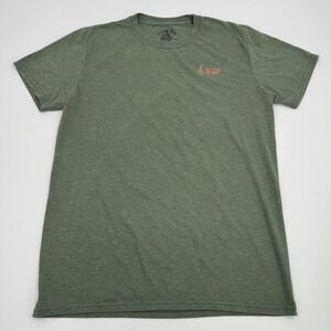 McMenamins Roseburg Station‎ Ales Graphic T Shirt Green Size Medium